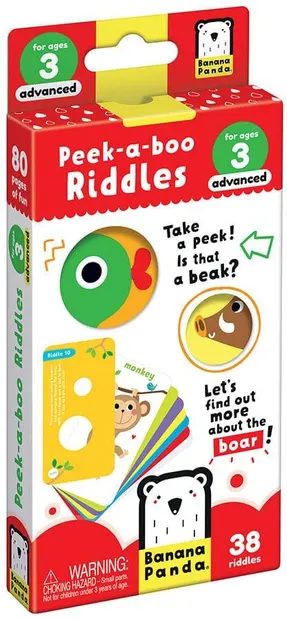 Joc educativ Banana Panda Peek-a-boo - Ghicitori, avansat, 3+ ani