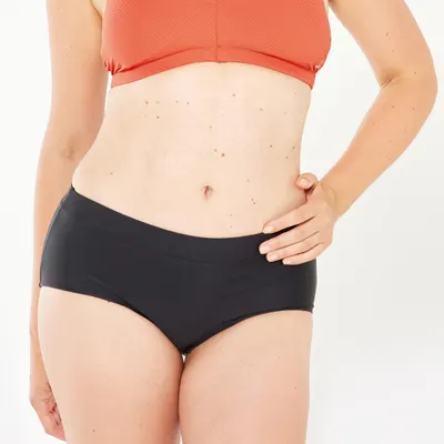 Slip de baie shorty înot Lola Negru Damă