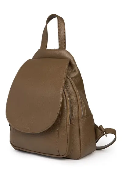 Rucsac din piele naturala Dante bej