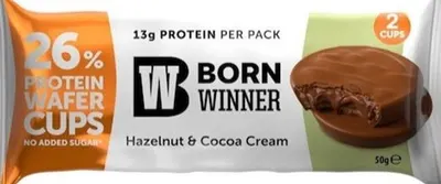 Wafer Pieces, alune cu cremă de cacao, 50 g, Born Winner