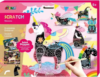 Scratch figurine-desene Avenir - Unicorni
