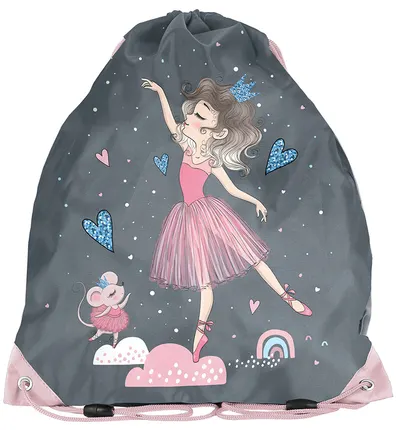 Geantă de sport școlară Paso Ballerina - Gri