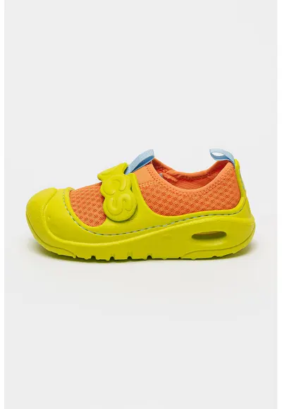 Pantofi cu inchidere velcro pentru apa Swiftwater Splash - Albastru pastel/Galben/Portocaliu mandarina