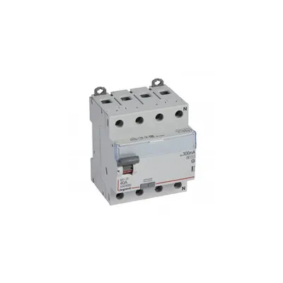 Intrerupator diferential RCD DX³-ID - 4P 400 V~ Nul pe partea dreapta - 40 A-300 mA selective - tip AC