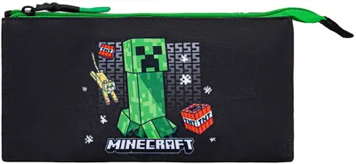 Penar Kstationery Minecraft - Survival Mode, cu 1 fermoar și 3 compartimente