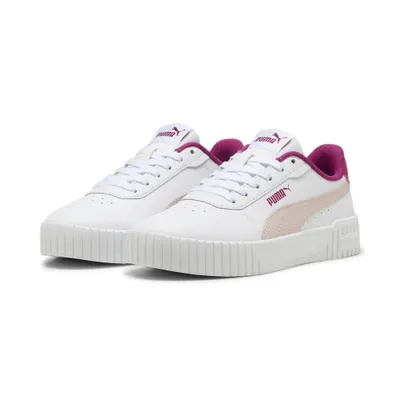 Tenisi Carina 2.0 Tineret PUMA White Mauve Mist Magenta Gleam Pink