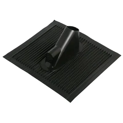 Trecere cablu prin acoperis,45x50cm,D38-60mm,Alu.,neagra
