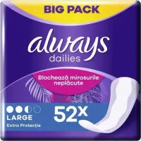 Always Absorbante subtiri zilnice 52 buc Daily Protect Long