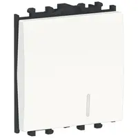 Intrerupator cap scara, indicator luminos, 2M Schneider Easy Styl LMR1422001, alb