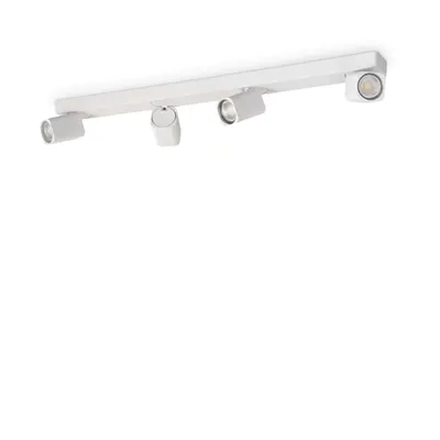 Lampa cu montaj pe tavan Rudy pl4 square Alb