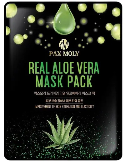 Pax Moly Mască de față folie cu aloe vera, 25 ml