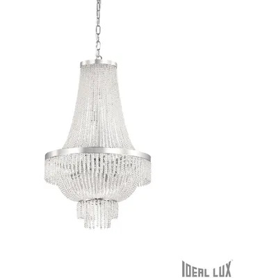Candelabru cu elemente decorative sub forma de perle din cristal 9x40W