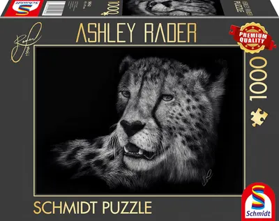 Puzzle Schmidt din 1000 piese - Ghepardul: personificarea graţiei