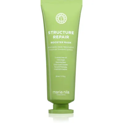 Maria Nila Structure Repair Booster Mask mască hrănitoare profundă pentru par uscat, deteriorat si tratat chimic 50 ml