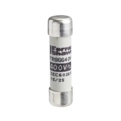Patron Siguranta Nfc 10 X 38 Mm - Cilindric - Gg 25 A - Fara Indicatie