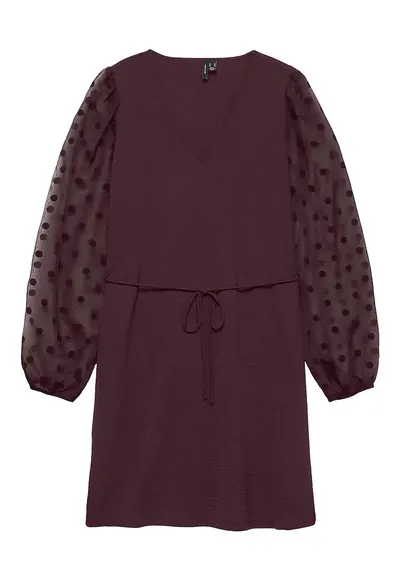 Rochie cocktail Dama - 100% poliester reciclat - Mov