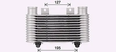 Compresor intercooler potrivit FORD RANGER; MAZDA B-SERIE 2.5D 06.99-11.06