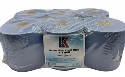 Laveta deseuri hartie HERZKRAFT, tip: Roll, 6 buc, culoare: albastru, numar straturi: 1, inaltime:30cm, latime:19cm