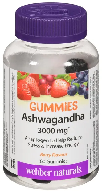 Ashwagandha, 60 tablete gelatinoase, Webber Naturals