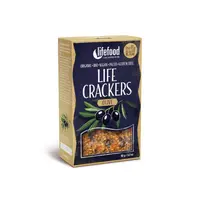 Lifecrackers cu masline bio 90g Lifefood