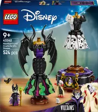 Constructor LEGO Disney - Rochiile ticălosului și Crudelei De Vil (43262)