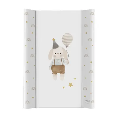 Saltea de infasat, Ceba Baby, Ultra Light, 50x70 cm, Atasabila la patut, Fara BPA, 0 luni+, Birthday Bunny