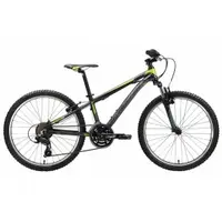 Bicicleta copii 9-12 ani, 24 inch, Spyke Black Sand Pearl Apple Green JewWhite, Silverback S74SB201566B