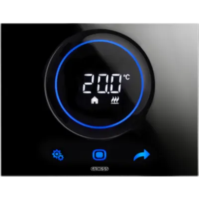 Thermo Ice Wi-Fi Thermostat- Wall-Mounting - Black - Chorus