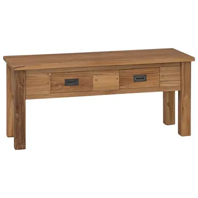 vidaXL Bancă pentru hol, lemn masiv tec, 90x30x40 cm