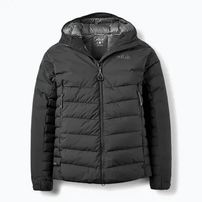 Geacă de puf pentru bărbați Rab Infinity Windstopper cu glugă