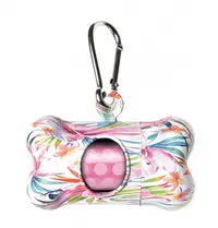 Dispenser pungi igienice - Floral - 1 rola