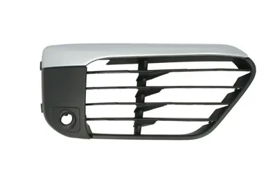 Grila bara Fata Dreapta X-LINE, cu orificii senzori parcare, plastic, argintiu negru potrivit BMW X1 F48 11.14-06.22 09.15