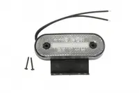 Lumini clarificare stanga dreapta, alb, LED, inaltime 41mm; latime 115mm; adancime 20mm, in relief, lungime cablu 220mm, cu cuier, 12 24V