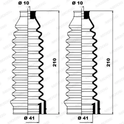 Burduf bieleta directie MOOG K150094
