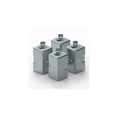 Set of 4 corner pieces pentru plinths pentru XL³ S 630 and 4000 enclosures - inaltime 100 mm