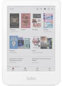 Cititor de cărți electronice Kobo - Clara Colour, 6'', 16GB, alb
