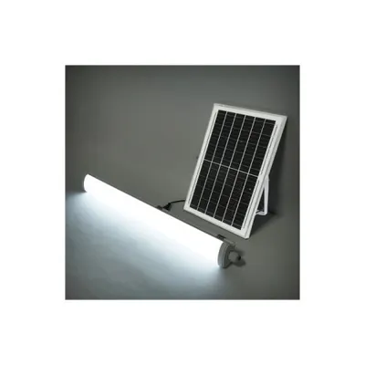 Lampa LED 300W, 6500K cu panou solar policristalin, telecomanda si acumulator 7200mAh IP20 Cod: BK79045