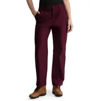 Pantaloni de drepți pentru femei Iron-W Cherry Roșu