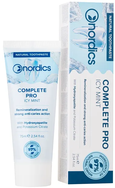 Nordics Pastă de dinți bio Complete Pro, 75 ml