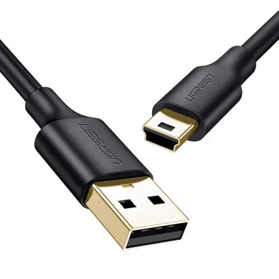 Cablu Date si Incarcare USB-A - miniUSB UGREEN US132, 3m, Negru