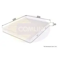 Filtru, aer habitaclu COMLINE EKF321