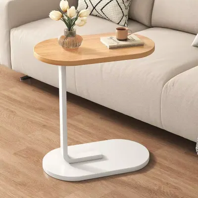 Masuta de cafea cu picior pentru pat/canapea, maro 43 x 28 x 60 cm