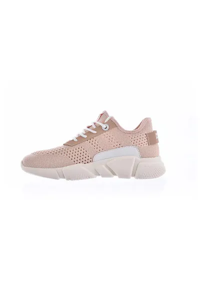 Pantofi sport slip-on cu design perforat - Piersica