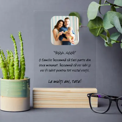 Placheta personalizata pentru TATA