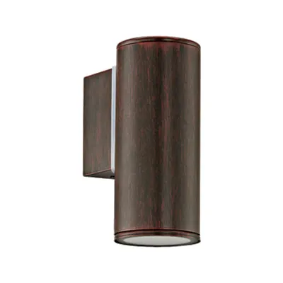 Wall luminaire Riga direct 35W antikbrown IP44