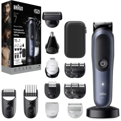 Braun All-In-One Series 7 AIO7580 set pentru îngrijirea părului, a bărbii și a corpului 15în1 1 buc