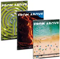 Caiet pentru elevi Ars Una Countries From Above - A4, cu 2 margini, 40 de foi, asortiment