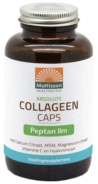 Absolute Collageen Peptan Type II, 180 capsule, Mattisson Healthstyle