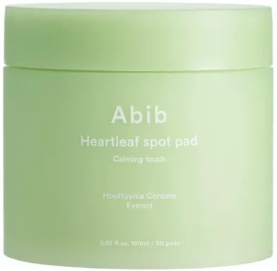 Abib Heartleaf Tampoane tonice calmante, 80 buc