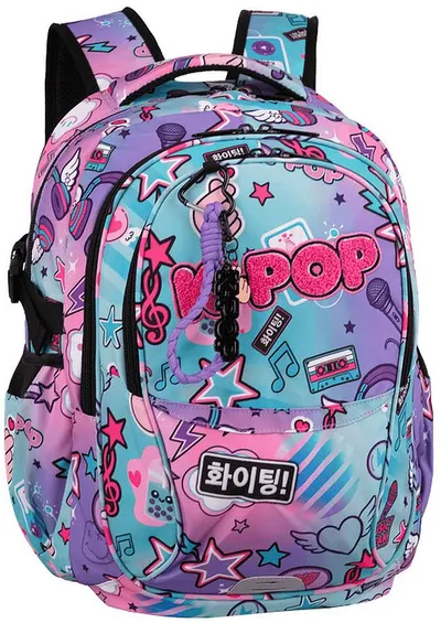 Ghiozdan școlar Cool Pack K-Pop - Bright, cu 2 compartimente